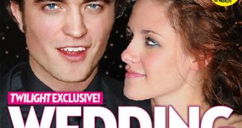 Upcoming issue of OK! Magazine says something about a wedding, hints it might be Pattinson and Stewart’s