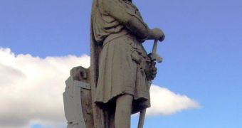 Statue of Robert the Bruce near the Stirling Castle