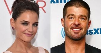 Robin Thicke and Katie Holmes Find Solace in Each Other's Arms