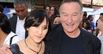 Zelda Williams and her late father, actor Robin Williams