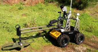Coimbra University mine sweeping robot