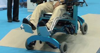 Robotic wheelchair does tricks