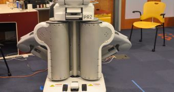 The researchers used a PR2 robot, developed by Willow Garage, with a Microsoft's Kinect sensor to test their system