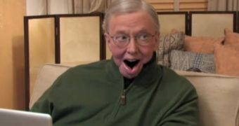 Film critic Roger Ebert makes televised appearance for interview with Oprah