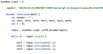 Function that encodes and encrypts data