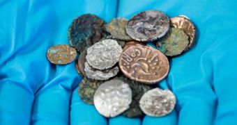 26 coins dating back to Roman times and the Late Iron Age discovered in cave in England's Peak District