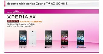 Sony Xperia AX (SO-01E)