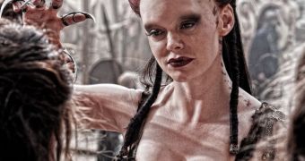Rose McGowan as sorceress Marique in “Conan the Barbarian”