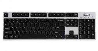 Rosewill RK-9000 ivory mechanical keyboard