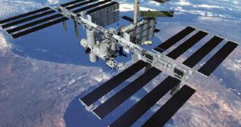 Artistic impression of the completed ISS