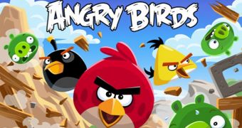 Angry Birds HD welcome screen