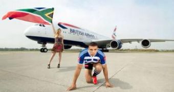 Bryan Habana outruns Airbus A380
