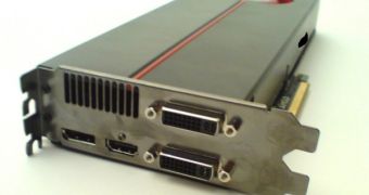 Alleged photo of AMD's Radeon HD 5870 graphics card
