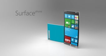 Rendering of a possible Surface phone