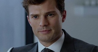 Jamie Dornan as Christian Grey in the box office hit “Fifty Shades of Grey” out in theaters now