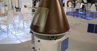 This is a small-scale model of the ACV. RosCosmos wants to launch the new capsule as soon as 2018