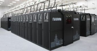 Russia's Lomonosov supercomputer at the Moscow State University