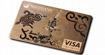 The “Sberbank Visa Infinite” credit card costs $100,000 (€79,000)