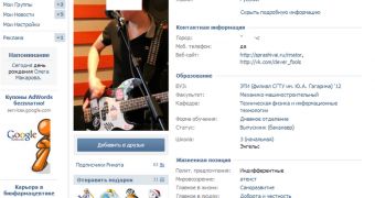 Rinat Shabayev's Vkontakte page