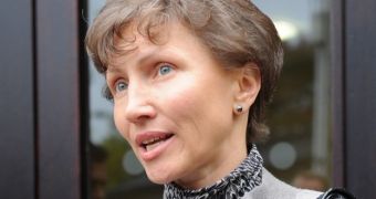 Maria Litvinenko, Alexander's widow, is present in the hearing on his death
