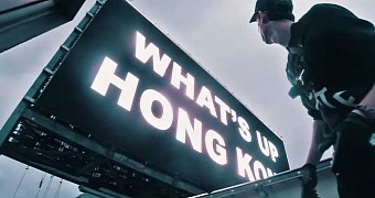 Russians Hack Billboard On Hong Kong Skyscraper, Feed It Video Stream