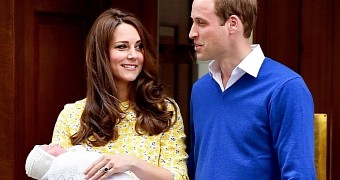 Kate Middleton, Prince William and their newly born Princess