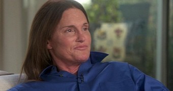 Bruce Jenner during his interview with Diane Sawyer, in which he came out as a trans-woman