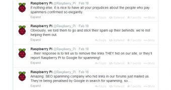 Raspberry Pi and spammers