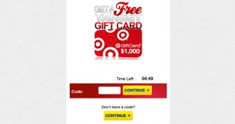 Scam Target contest website