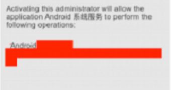Malicious Android app