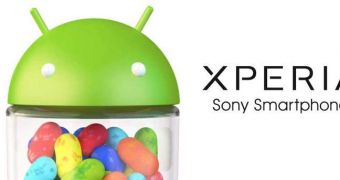 Jelly Bean and Sony Xperia logos