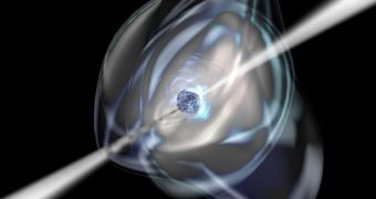 Artistic impression of a magnetar