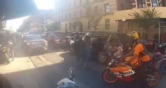 An undercover police officer was riding with bikers involved in a horrific attack on a NYC driver