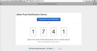 Safari 7.0 custom push notifications demo