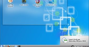 Salix KDE desktop