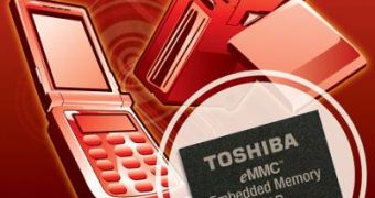 Toshiba's NAND memory chips are primarily used in mobile telephony