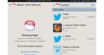 Samsung Apps mobile client