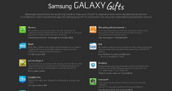 Samsung Galaxy S5 gifts