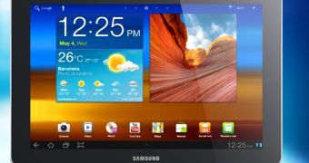 Samsung will bring its Galaxy Tab 10.1 to New Media Middle School from Columbus, Ohio, to highlight the advantages of paperless teaching