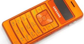 Samsung F300 in orange