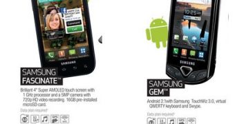 Samsung Fascinate and Gem Nearing Launch Day at Verizon