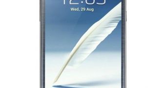 Samsung Galaxy Note II LTE (front)