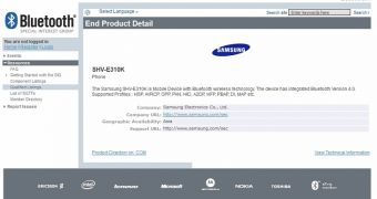 Samsung GALAXY Mega 6.3 SHV-E310K at Bluetooth SIG