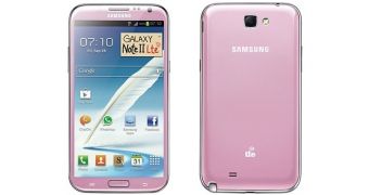 Pink Galaxy Note II LTE