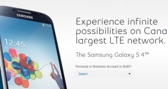 Samsung Galaxy S 4 at Bell