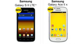 Samsung Galaxy S II LTE and Galaxy Ace IIx