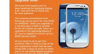 WIND Mobile Galaxy S III offer