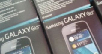 Samsung Galaxy Gio package