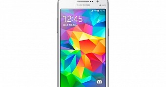 Samsung Galaxy Grand Prime frontal view