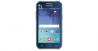 Samsung Galaxy J1 (front)